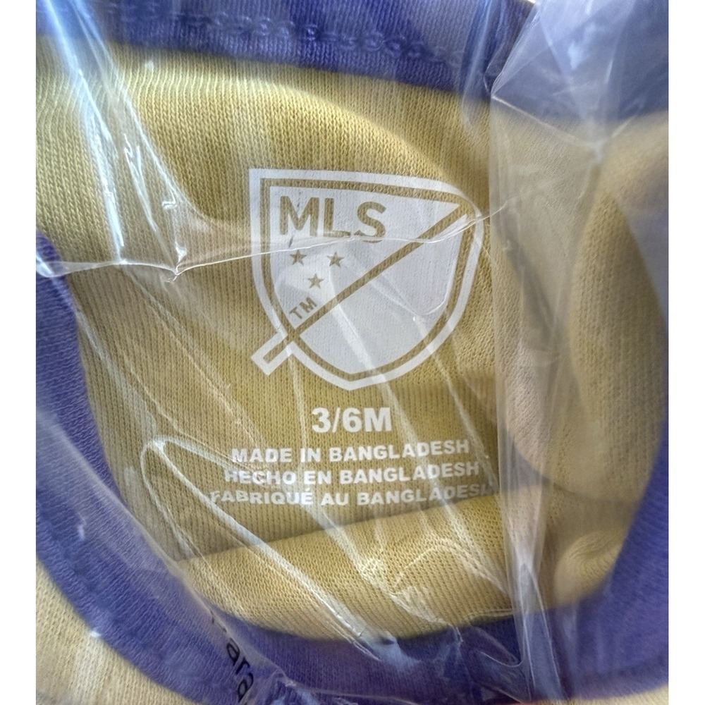 Orlando City MLS Soccer Infant Baby Bodysuit Size 3-6 Months Romper Creeper NWOT - Picture 4 of 4
